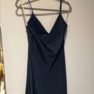 Elegant Navy Blue Women's Dress